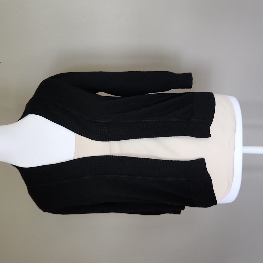St. John's Bay Cardigan Sweater Size Small Black